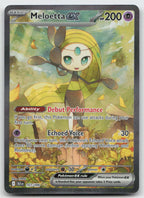 Meloetta ex 167/086 Holo Special Illustration Rare Black Bolt Pokemon NM
