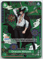 Dracule Mihawk OP12-030 Super Rare The Azure Sea's Seven One Piece NM