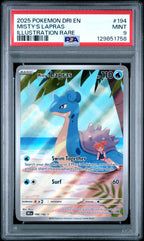 Misty's Lapras 194/182 Illustration Rare Dri En-Destined Rivals Pokemon PSA 9