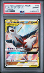 Latias & Latios Gx 113/181 Team Up Pokemon PSA 10