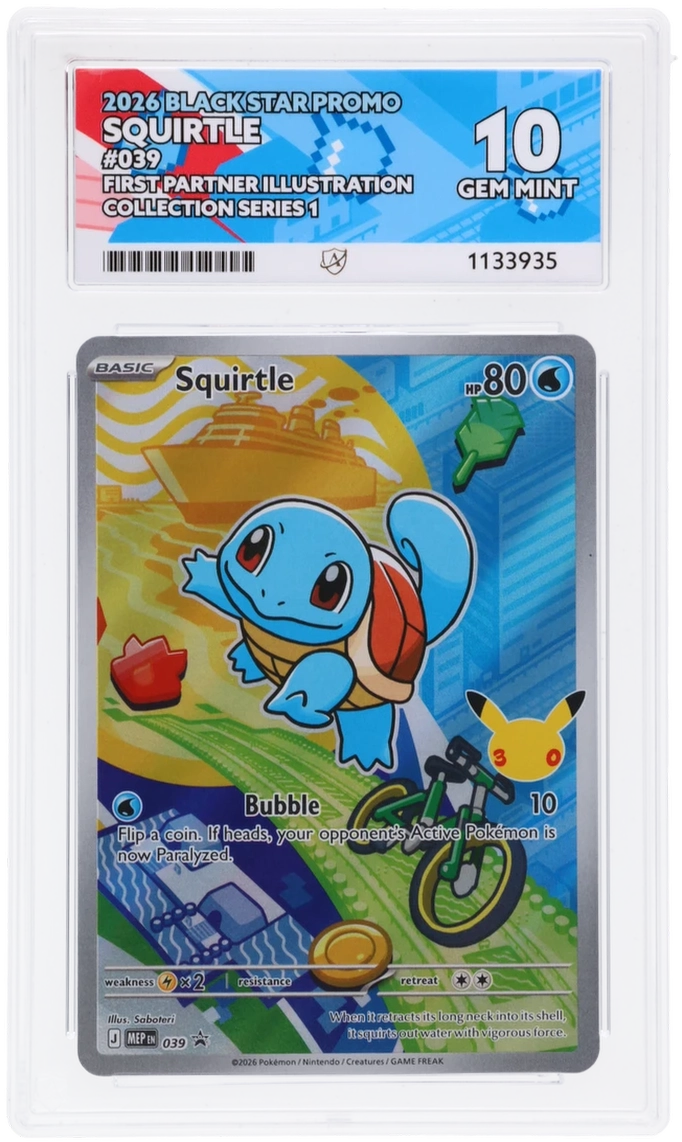 Squirtle 039 Ace Black Star Promo Pokemon Ace 10 Gem Mint
