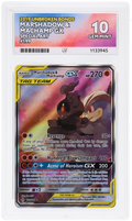 Marshadow & Machamp Gx 199/214 Ace Unbroken Bonds Pokemon Ace 10 Gem Mint
