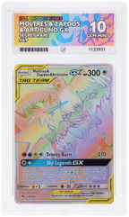 Moltres & Zapdos & Articuno Gx 69/68 Ace Hidden Fates Pokemon Ace 10 Gem Mint