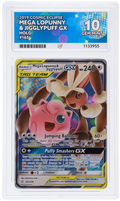 Mega Lopunny & Jigglypuff Gx 165/236 Ace Cosmic Eclipse Pokemon Ace 10 Gem Mint