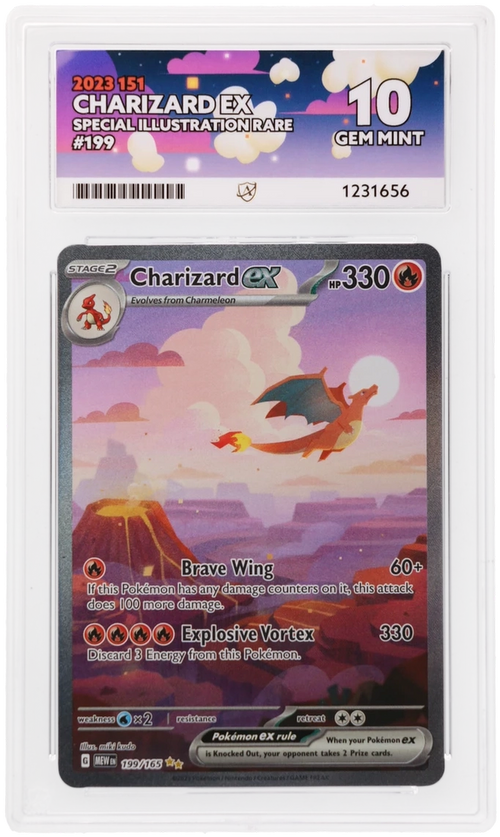 Charizard EX 199/165 Ace 151 Pokemon Ace 10 Gem Mint