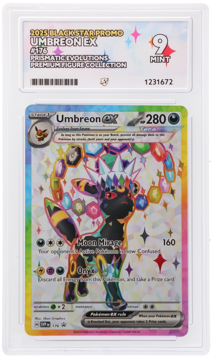 Umbreon EX 176 Ace Black Star Promo Pokemon Ace 9 Mint