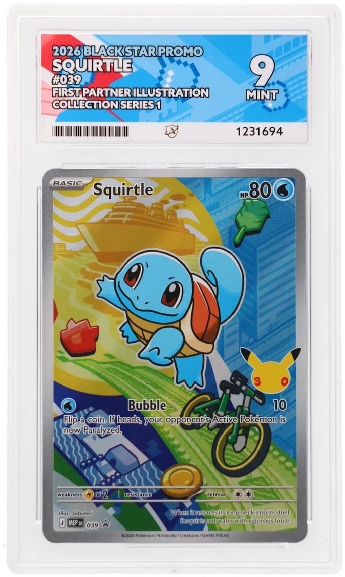 Squirtle 039 Ace Black Star Promo Pokemon Ace 9 Mint