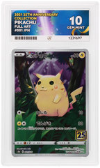 Pikachu 001/028 Ace 25th Anniversary Collection Pokemon Japanese Ace 10 Gem Mint