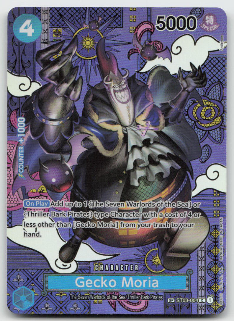 Gecko Moria (SP) ST03-004 Common Two Legends One Piece NM