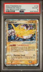 Zapdos EX Holo 116 Fire Red & Leaf Green Pokemon PSA 6