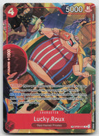 Lucky.Roux (TR) OP09-015 Treasure Rare A Fist of Divine Speed One Piece NM