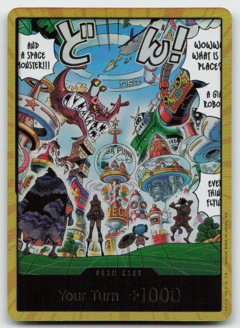 DON!! Card (Egghead) (Gold) DON!! The Azure Sea's Seven One Piece NM