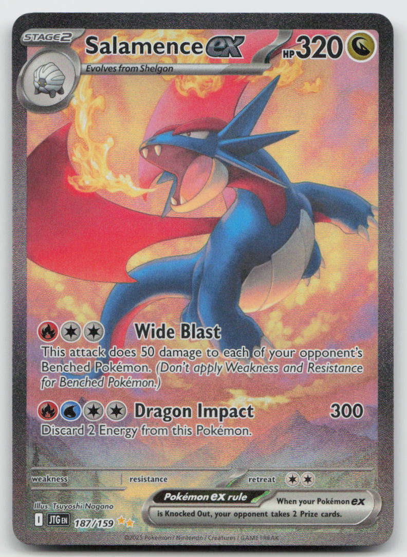 Salamence ex 187/159 Special Illustration Rare Journey Together Pokemon NM