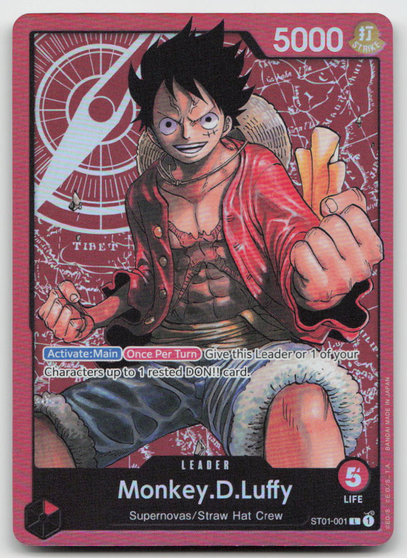 Monkey.D.Luffy ST01-001 Leader Revision Pack Cards One Piece NM