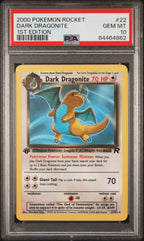 Dark Dragonite 22 1st Edition Rocket Pokemon PSA 10