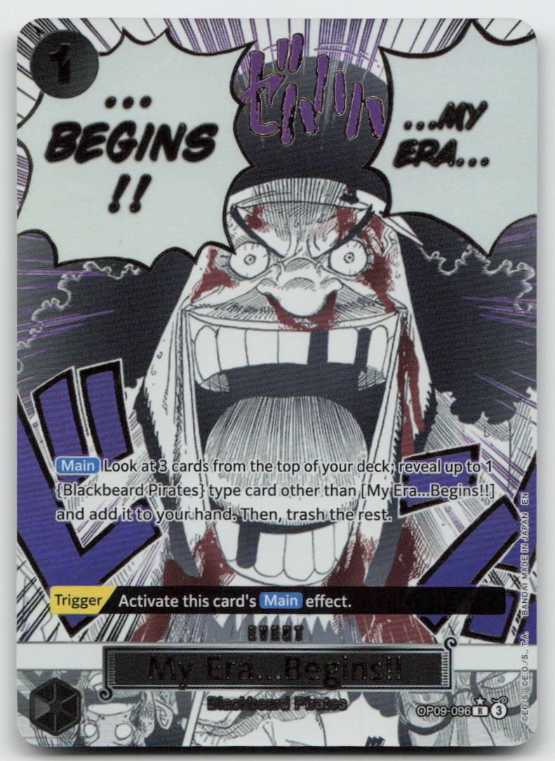 My Era...Begins!! (Alternate Art) OP09-096 Premium Booster -The Best- Vol. 2 One Piece NM
