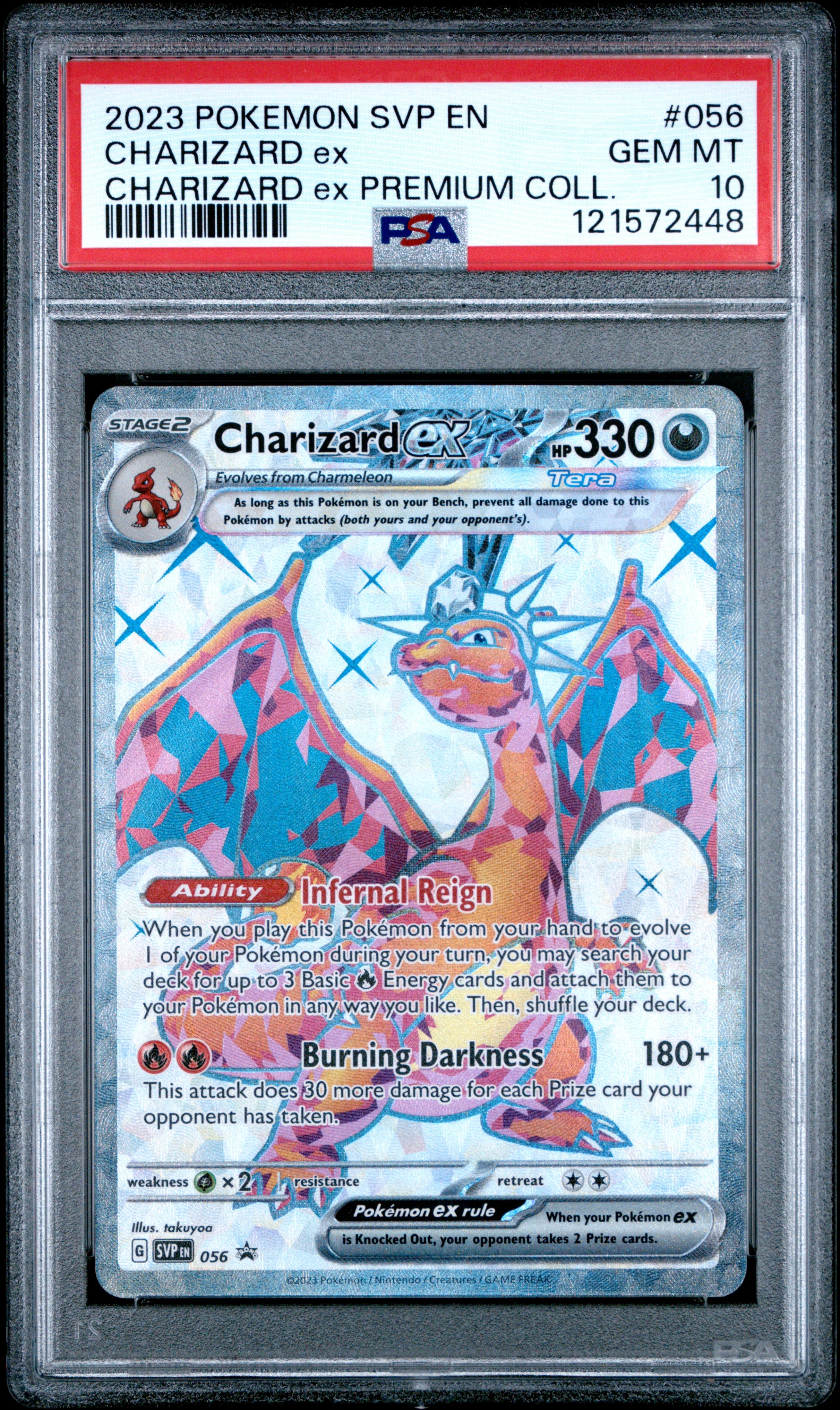 Charizard EX 056 Premium Collection Svp En-sv Black Star Promo Pokemon PSA 10