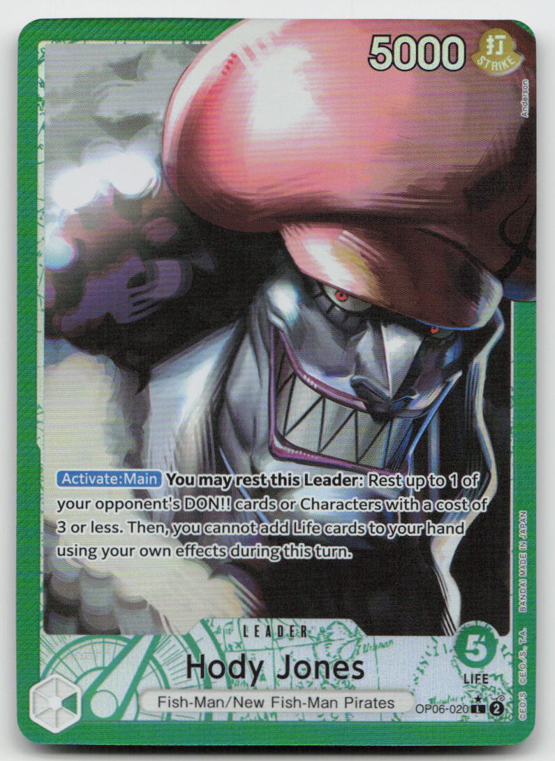 Hody Jones (020) (Alternate Art) OP06-020 Wings of the Captain One Piece NM