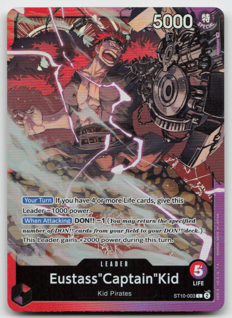Eustass"Captain"Kid (003) ST10-003 Ultra Deck: The Three Captains One Piece NM