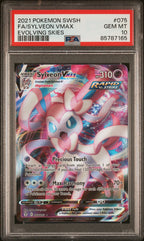 Sylveon Vmax 075/203 Evolving Skies Pokemon PSA 10