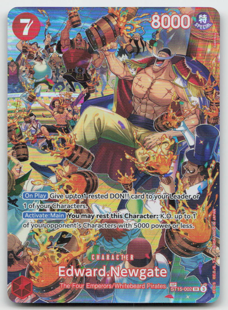 Edward.Newgate (SP) ST15-002 Super Rare Royal Blood One Piece NM