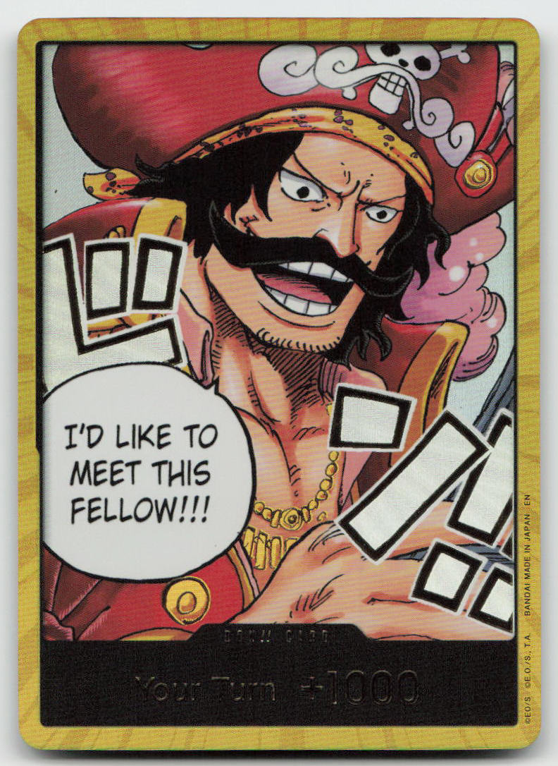 DON!! Card (Gol.D.Roger) (Gold) DON!! Carrying On His Will One Piece NM