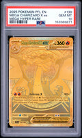 Mega Charizard X EX 130/094 Hyper Rare Pfl En-Phantasmal Flames Pokemon PSA 10