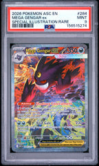 Mega Gengar EX 284 Special Illustration Rare Ascended Heroes Pokemon PSA 9