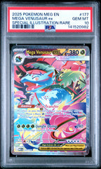 Mega Venusaur EX 177/132 Special Illustration Rare Pokemon PSA 10