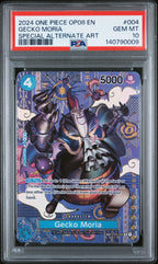 Gecko Moria 004 Special Alternate Art One Piece PSA 10