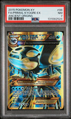 Primal Kyogre EX 96/98 Ancient Origins Pokemon PSA 7