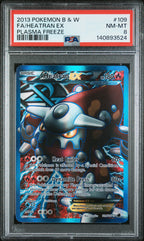 Heatran EX 109/116 Plasma Freeze Pokemon PSA 8