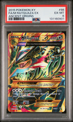 M Rayquaza EX 98/98 Ancient Origins Pokemon PSA 6