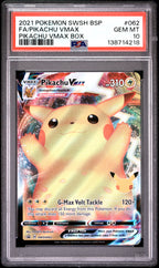 Pikachu Vmax 062 Box Swsh Black Star Promo Pokemon PSA 10
