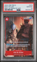 Kid & Killer 003 Alternate Art One Piece PSA 10