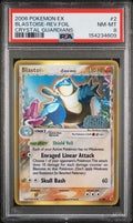 Blastoise Reverse Holo 2/100 Crystal Guardians Pokemon PSA 8