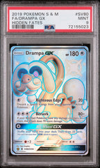 Drampa Gx SV80/SV94 Hidden Fates Pokemon PSA 9