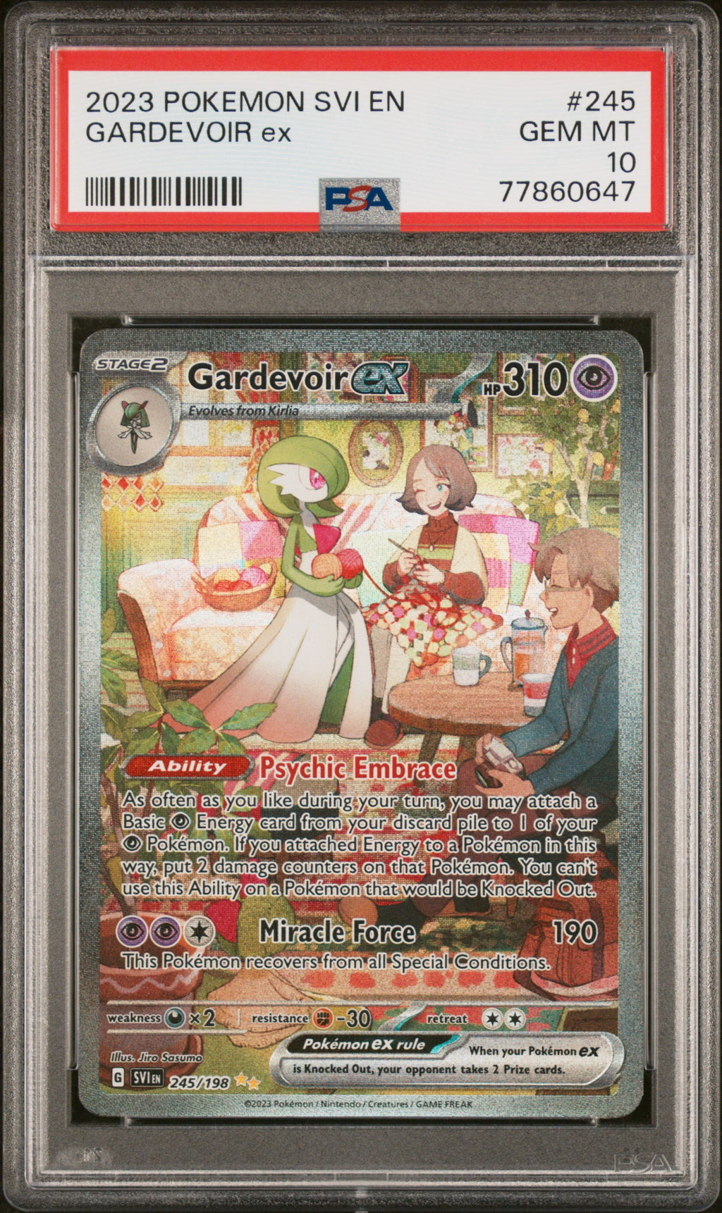 Gardevoir EX 245 Special Illustration Rare Pokemon PSA 10