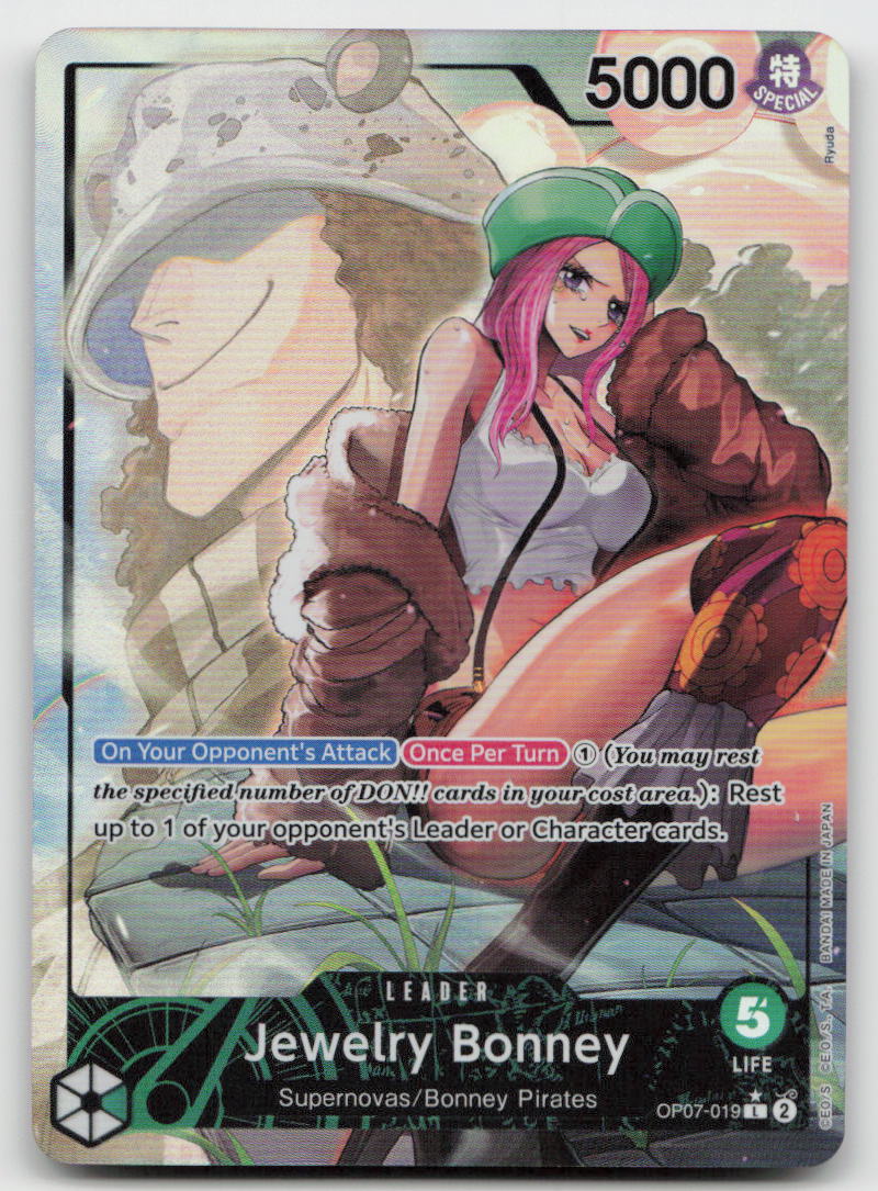 Jewelry Bonney (019) (Parallel) OP07-019 500 Years in the Future One Piece NM