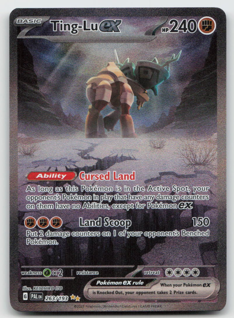 Ting-Lu ex 263/193 Special Illustration Rare Paldea Evolved Pokemon NM
