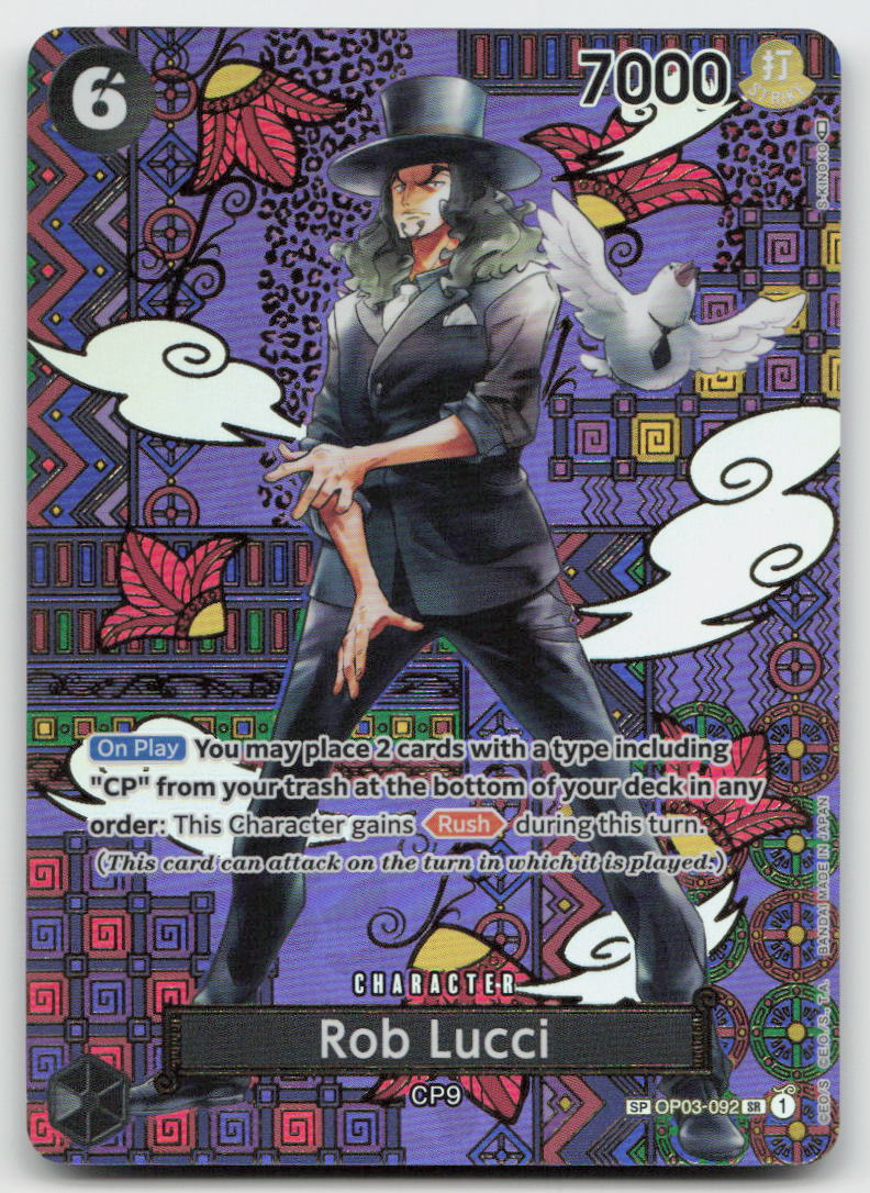 Rob Lucci (092) (SP) OP03-092 Super Rare Awakening of the New Era One Piece NM