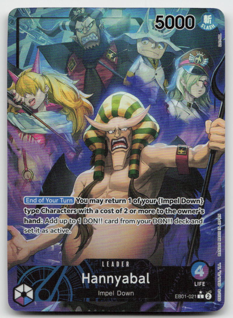 Hannyabal (Alternate Art) EB01-021 Extra Booster: Memorial Collection One Piece NM
