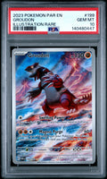Groudon 199/182 Illustration Rare Par En-paradox Rift Pokemon PSA 10