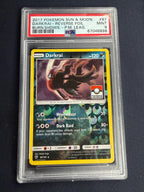Darkrai Reverse Holo 87/147 Pokemon League Burning Shadows Pokemon PSA 9