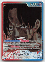 Portgas.D.Ace (002) (Alternate Art) OP13-002 Carrying On His Will One Piece NM