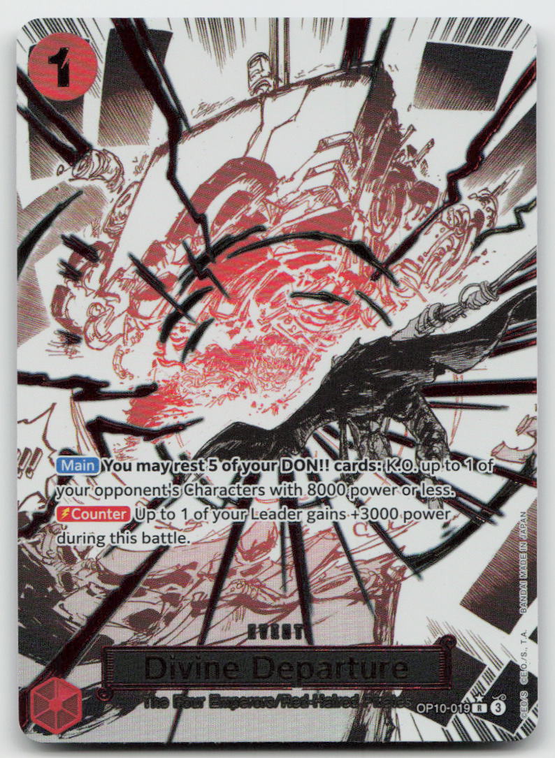 Divine Departure (Parallel) OP10-019 Rare Royal Blood One Piece NM