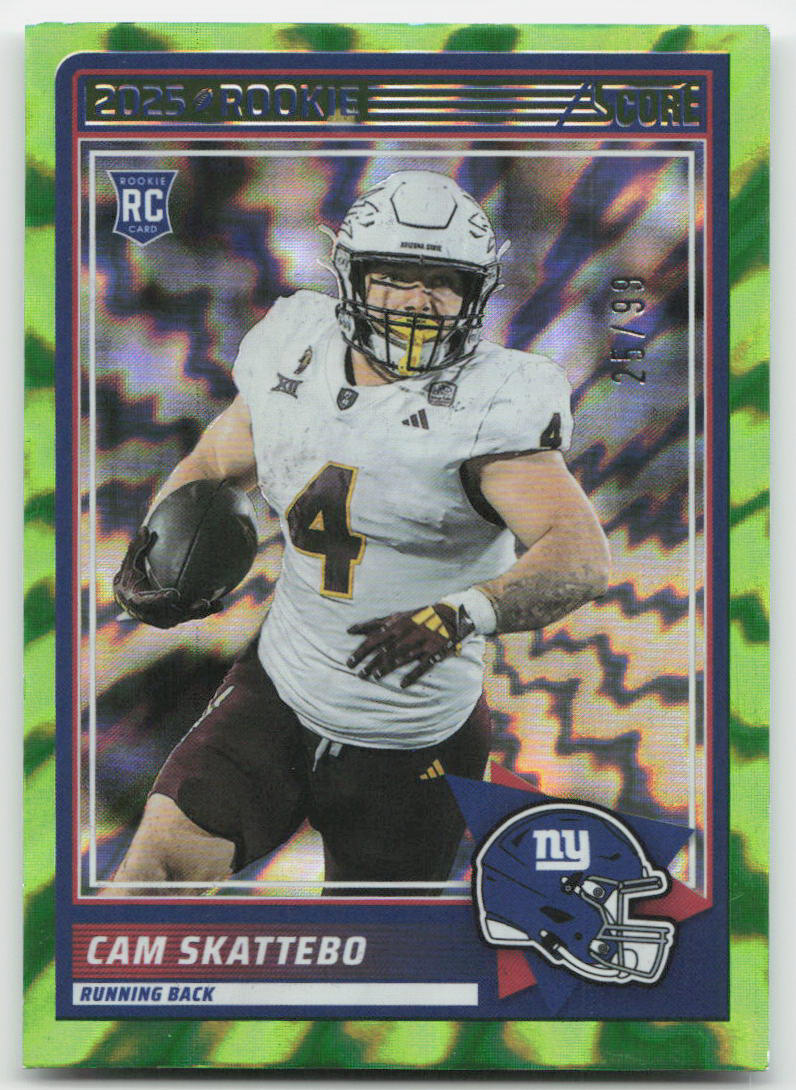 NFL - Cam Skattebo /99 Electric Green RC