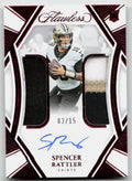 NFL - Spencer Rattler /15 Dual Patch Auto RC