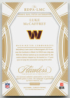 NFL - Luke McCaffery /5 Dual Patch Auto RC
