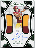 NFL - Luke McCaffery /5 Dual Patch Auto RC